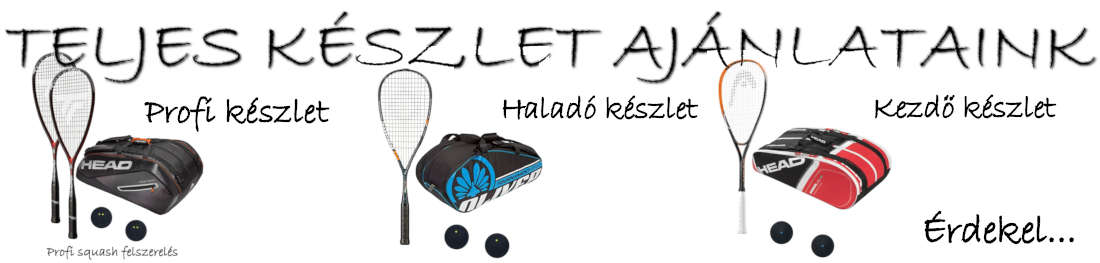 Squash felszerelés ajánlatok banner | squashuto.hu